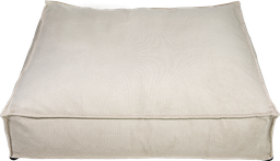 [AB10117] AB SQUARE Orthopädisches Hundebett Strandsand-L 100x100x20cm