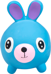 [AB50501] AB LATEX TOY Kaninchen Blau-12,5cm
