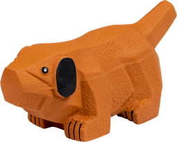 [AB50513] AB LATEX TOY Hund Braun-18,5cm