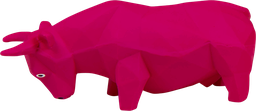[AB50523] AB LATEX TOY Stier Rosa-19cm