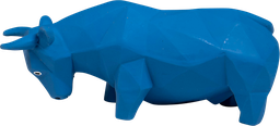 [AB50524] AB LATEX TOY Bull Blue-19cm