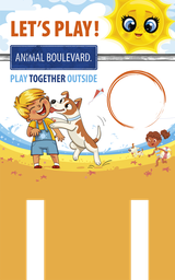 [AB95152] AB POS LetsPlay Pancarte Panier Métallique-350x560mm
