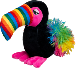 [AB50007] AB PLUSH TOY Toucan Noir-17cm