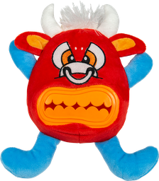 [AB50009] AB TREAT TOY Plush with TPR Red-23cm