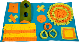 [AB50902] AB TREAT MAT  Blauw-Oranje-Groen-100x60cm