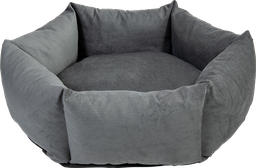 [AB10153] AB  Hexagon Korb Aschgrau-M 70x70x30cm