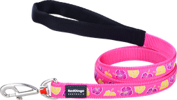 [L6-HI-HP-15] RD Leiband Hibiscus Roze-S 15mmx1,8m