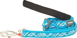 [L6-FN-TQ-15] RD Leash Flanno Turquoise-S 15mmx1,8m