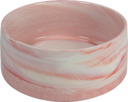 [AB65036] AB Ceramic Pet Bowl Marbled pink-850ml