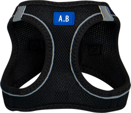 [AB32237] AB  Air-Mesh Komfort Geschirr Schwarz-XS 3-5kg