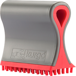 [K01814] KURGO Shed Sweeper Hondenhaar verwijderaar Grijs/Rood