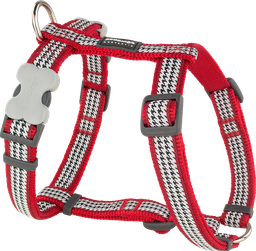 [DH-FG-RE-12] RD Geschirr Fang it Rot-XS 12mm