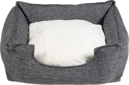 [AB10923] AB  Sofa with Removable Cushion Grey/White-S 60x50x19cm